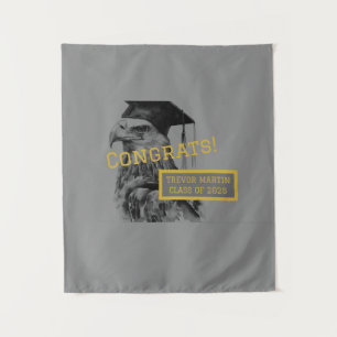 Afstuderen Congrats Achtergrond Wandkleed