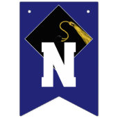 Afstuderen Congrats Blue Vlaggetjes (Derde vlag)