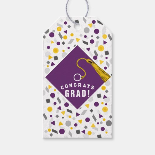 Afstuderen Congrats Gift Labels Cadeaulabel (Voorkant)