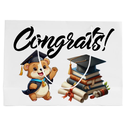 Afstuderen Congrats Groot Cadeauzakje (Achterkant)