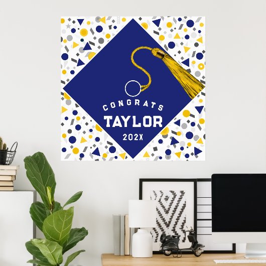 Afstuderen Congrats Poster (Thuiskantoor)