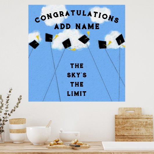 Afstuderen Congrats Poster (Keuken)