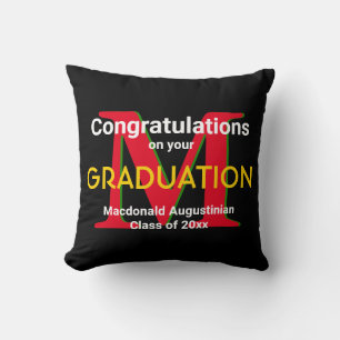 Afstuderen CONGRATULATIES Aangepaste Afstuderen Kussen