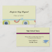 Afstuderen Contactkaartje (Voorkant / Achterkant)