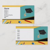 Afstuderen Contactkaartje (Voorkant / Achterkant)