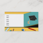 Afstuderen Contactkaartje (Achterkant)