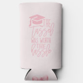 Afstuderen Coquette Het gedoe was de moeite waard Seltzer Blikjeskoeler (Voorkant)