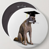 Afstuderen Coyote Ronde Button 6,0 Cm (Voorkant /achterkant)