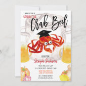 Afstuderen Crab Boil Uitnodiging (Voorkant)