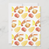 Afstuderen Crawfish Boil Invitation Kaart (Achterkant)