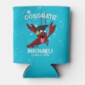 Afstuderen Crawfish Boil Lobster Seafood Blikjeskoeler (Voorkant)