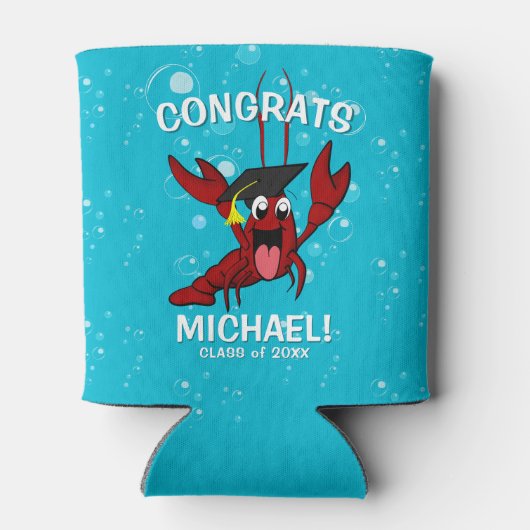 Afstuderen Crawfish Boil Lobster Seafood Blikjeskoeler (Achterkant)