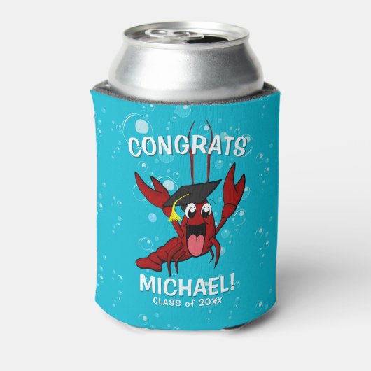 Afstuderen Crawfish Boil Lobster Seafood Blikjeskoeler (Blikje Achterkant)