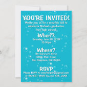 Afstuderen Crawfish Boil Lobster Seafood Kaart (Achterkant)