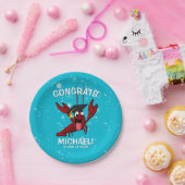 Afstuderen Crawfish Boil Lobster Seafood Papieren Bordje (Feest)