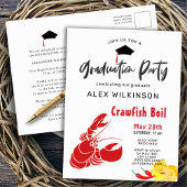 Afstuderen Crawfish Boil Party - uitnodiging