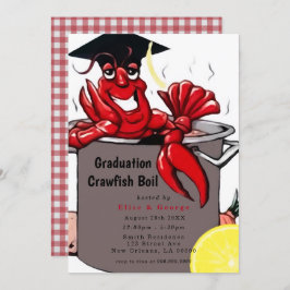 Afstuderen Crawfish Boil Party - uitnodiging