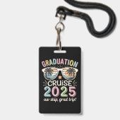 Afstuderen Cruise 2025 Afstuderen Cruising Squad Badge (Voorzijde met lanyard)