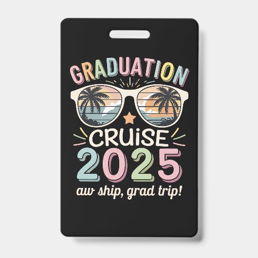 Afstuderen Cruise 2025 Afstuderen Cruising Squad Badge (Voorzijde)