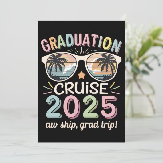 Afstuderen Cruise 2025 Afstuderen Cruising Squad Kaart (Staand voorkant)