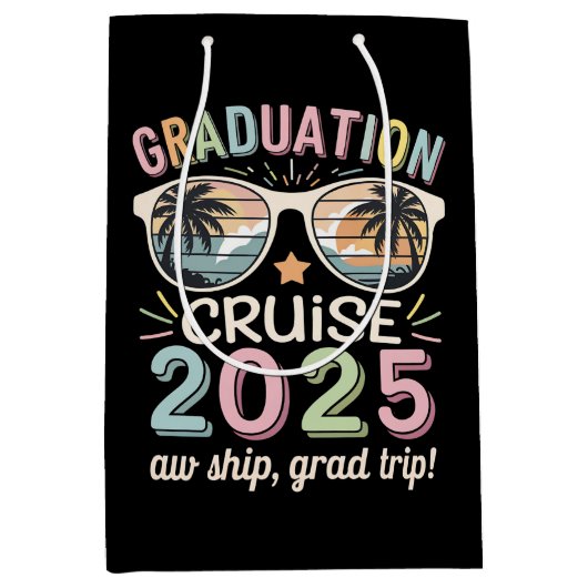 Afstuderen Cruise 2025 Afstuderen Cruising Squad Medium Cadeauzakje (Voorkant)