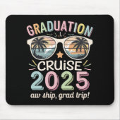 Afstuderen Cruise 2025 Afstuderen Cruising Squad Muismat (Voorkant)