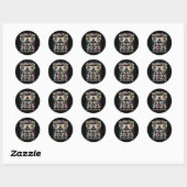 Afstuderen Cruise 2025 Afstuderen Cruising Squad Ronde Sticker (Vel)