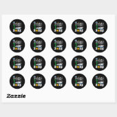 Afstuderen Cruise 2025 Afstuderen Hawaii Beach Sum Ronde Sticker (Vel)