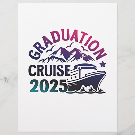 Afstuderen Cruise 2025 Zomerreis Matching Flyer (Voorkant)