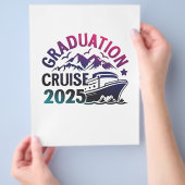 Afstuderen Cruise 2025 Zomerreis Matching Flyer (Hand)