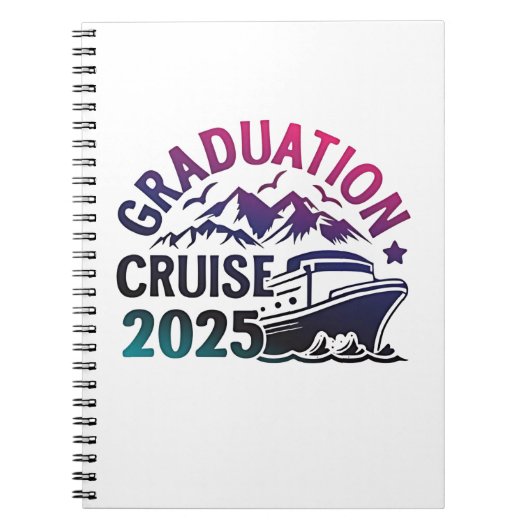 Afstuderen Cruise 2025 Zomerreis Matching Notitieboek (Voorkant)