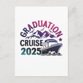 Afstuderen Cruise 2025 Zomerreis Matching Uitnodiging Briefkaart (Voorkant)