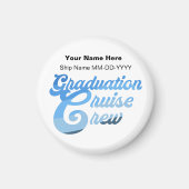 Afstuderen Cruise Crew Magnet (Voorkant)