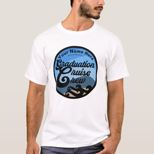 Afstuderen Cruise Crew T-shirt (Voorkant)