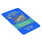 Afstuderen cruise Personalized Cabin Deuren Marker Magneet (Rechterzijde)