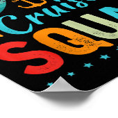 Afstuderen Cruise Squad 2025 Grappig Cruisen Gradu Poster (Hoek)