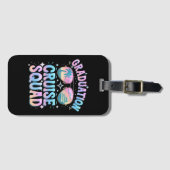 Afstuderen Cruise Squad Cruiseschip Retro Bagagelabel (Voorkant (horizontaal))