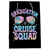 Afstuderen Cruise Squad Cruiseschip Retro Medium Cadeauzakje (Voorkant)