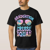 Afstuderen Cruise Squad Cruiseschip Retro T-shirt (Voorkant)