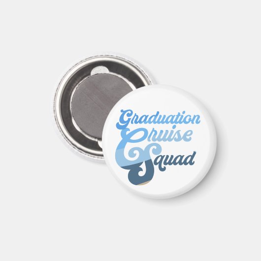 Afstuderen Cruise Squad Magnet (Voorkant / Achterkant)