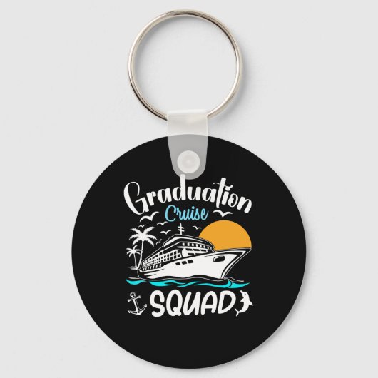 Afstuderen Cruise Squad Trip 2025 Squad Matching C Sleutelhanger (Voorkant)