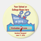 Afstuderen Cruisemagneet - GROOT Magneet (Voorkant)