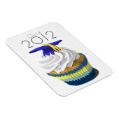 Afstuderen cupcake premium magneet (Rechterzijde)
