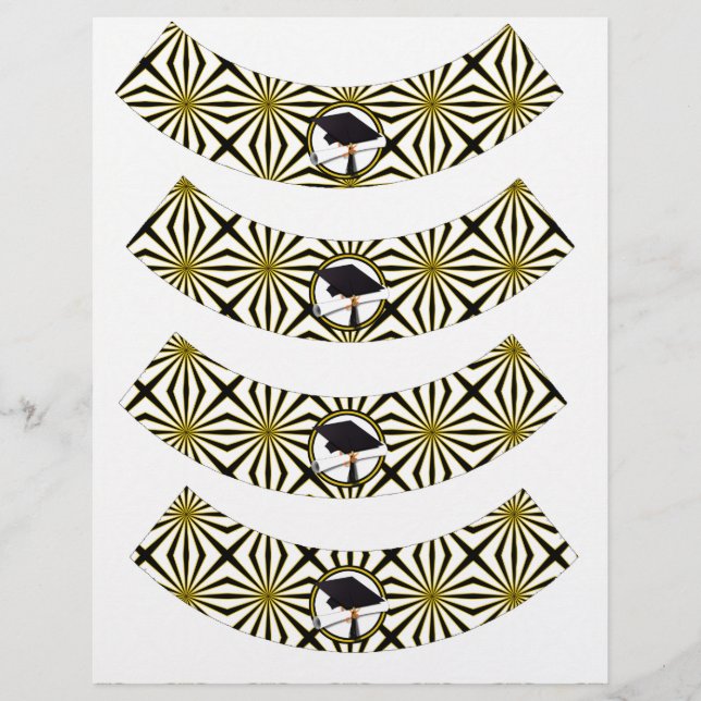 Afstuderen Cupcake Wrappers (Voorkant)