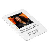 Afstuderen Custom Foto Bedankt Favoriet Magneet (Rechterzijde)