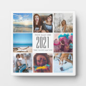 Afstuderen Cute Squared Chic Modern Fotoplaat (Voorkant)