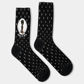 Afstuderen Dachshund (zwart & tan) - Kute dog Sokken (Rechts)