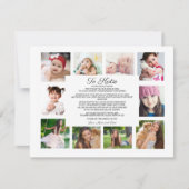 Afstuderen Dag 10 Foto naar dochter   (Voorkant)