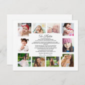 Afstuderen Dag 10 Foto naar dochter   (Voorkant / Achterkant)