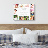 Afstuderen Dag 10 Foto naar dochter Sentimental Canvas Afdruk (Insitu (Slaapkamer))